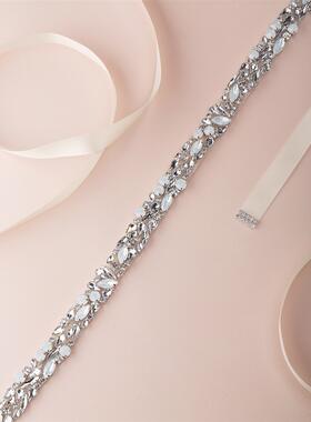 Silver and Opal Belt