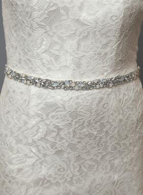 Silver and Opal Belt