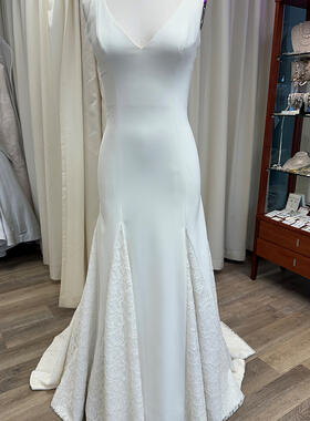 Theia Couture Indigo Wedding Dress