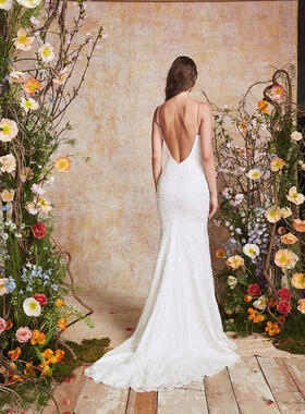 Theia Couture Cerulean Wedding Dress