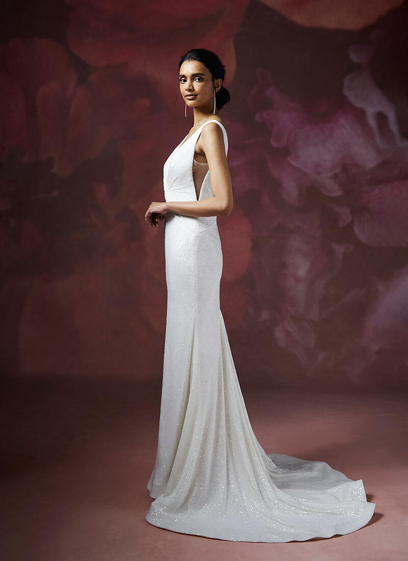Theia Couture Diamond Wedding Dress