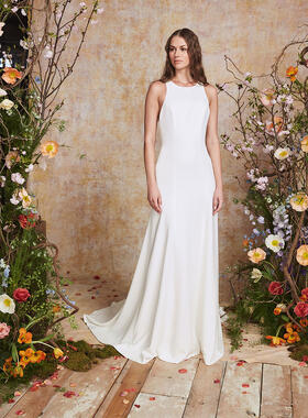 Theia Couture Mauve Wedding Dress