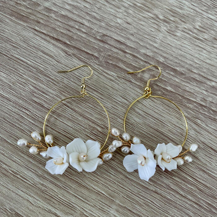 Pearl hoops