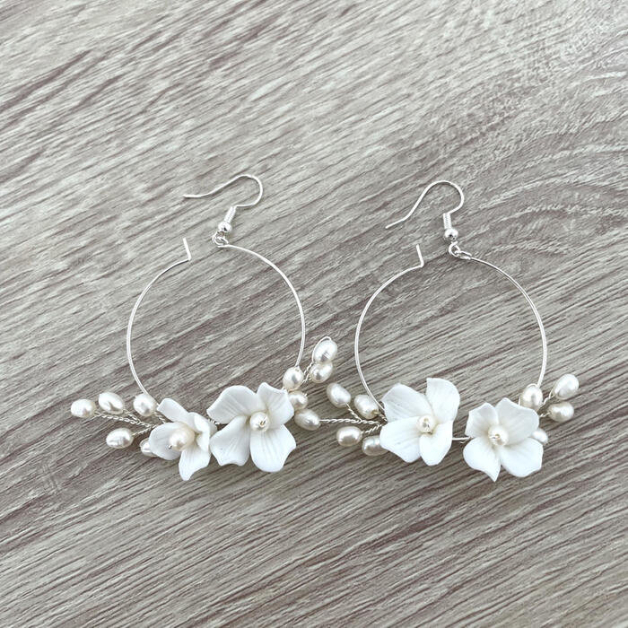 Pearl hoops