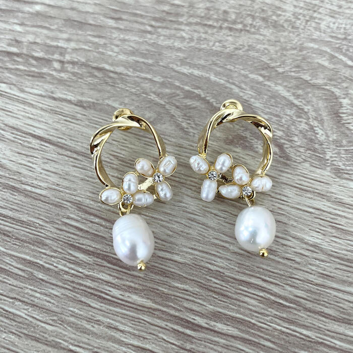 Pearl hoops