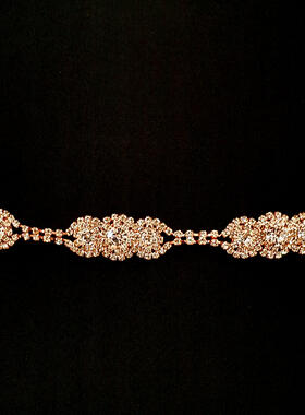 Belt - Gold diamantes