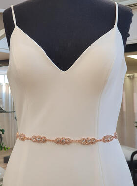 Belt - Gold diamantes